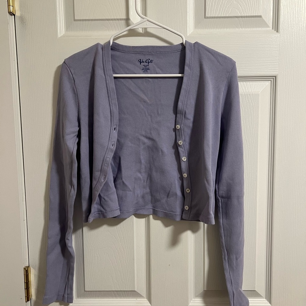 Brandy Melville Purple Button Up